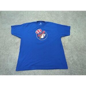 Buc-ee's T Shirt Mens 2XL Blue 4th of July Freedom Ringing Patriotic USA